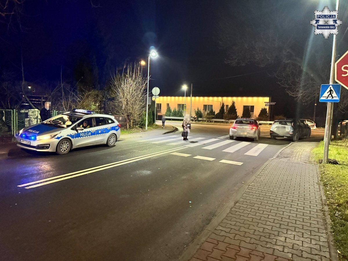 Potrącenie pieszego w Tarnowskich Górach