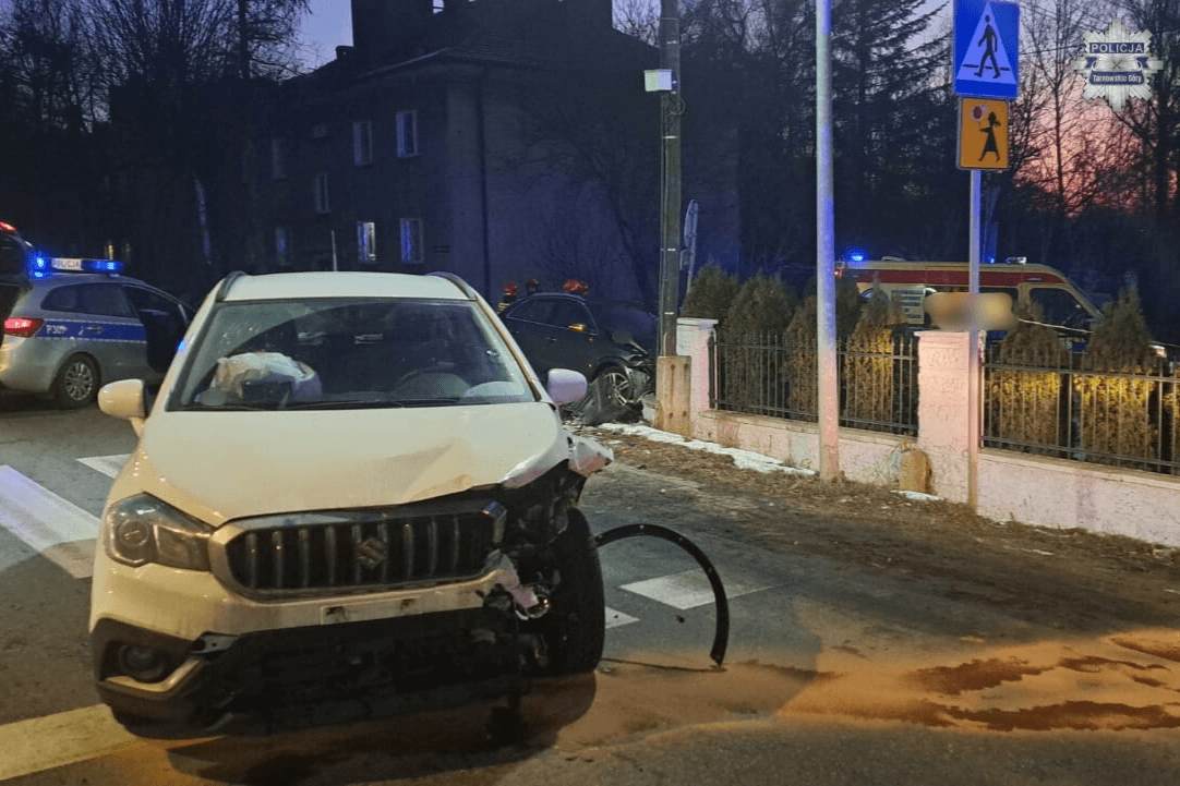 Wypadek na DK 11 w Tarnowskich Górach