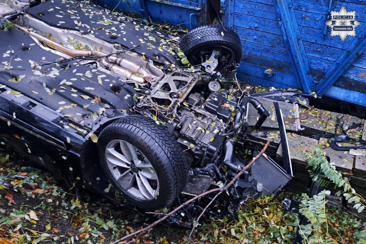 Nocny wypadek w Tarnowskich Górach