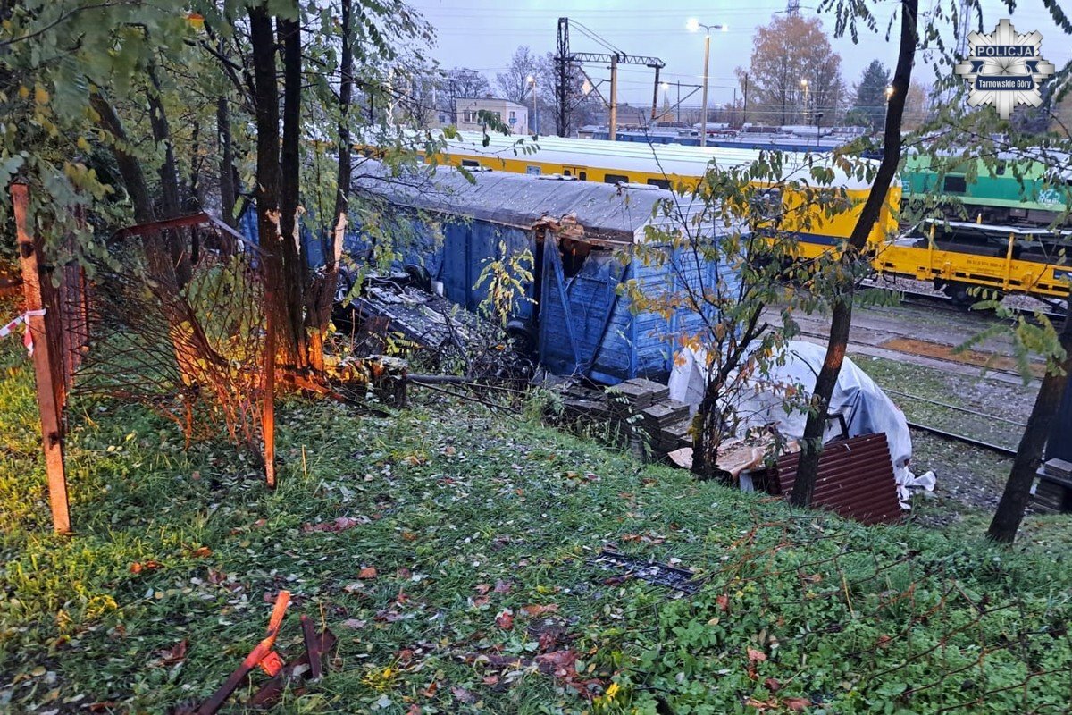 Nocny wypadek w Tarnowskich Górach