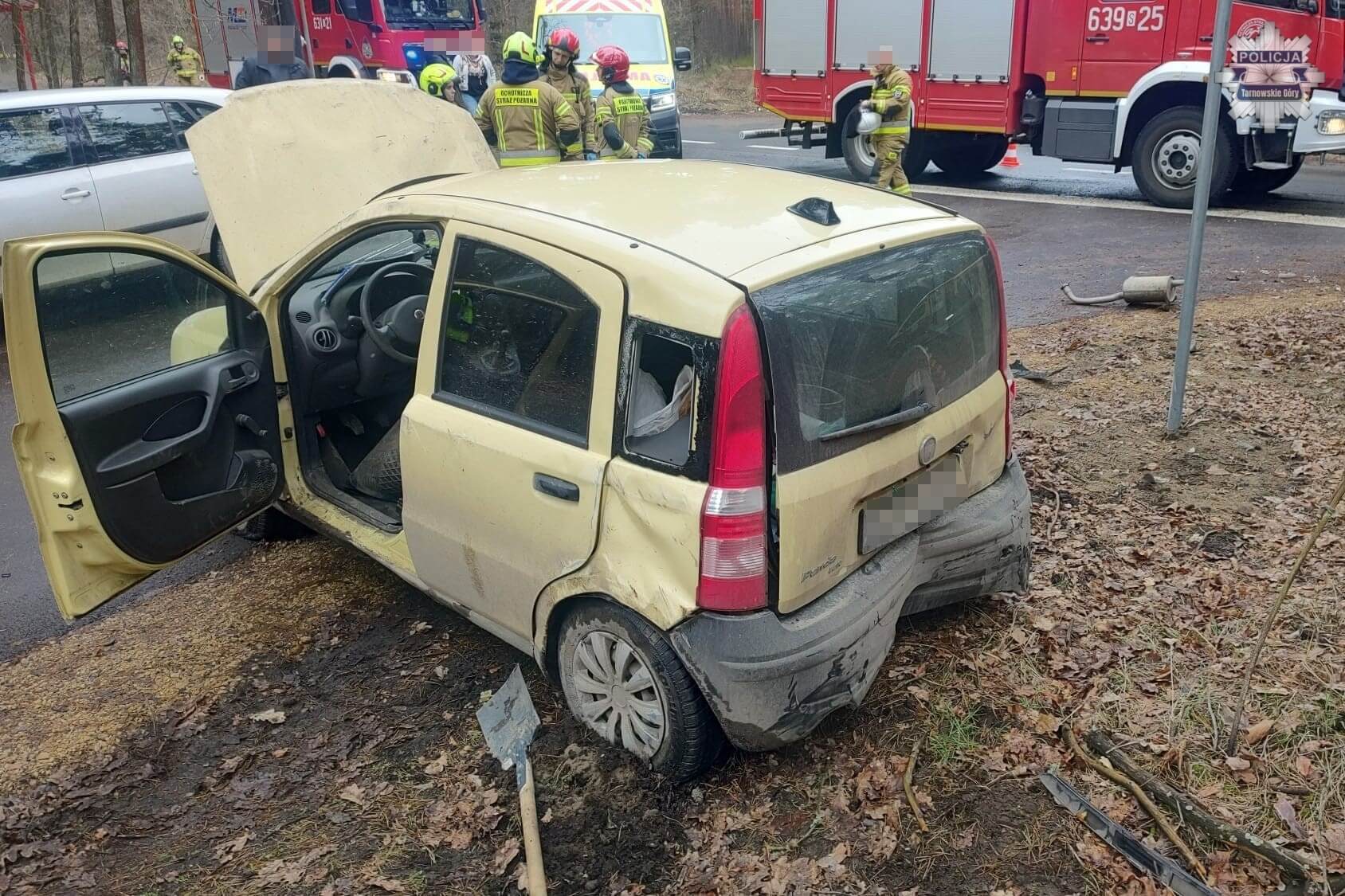 Zdarzenie drogowe między Kotami i Potępą