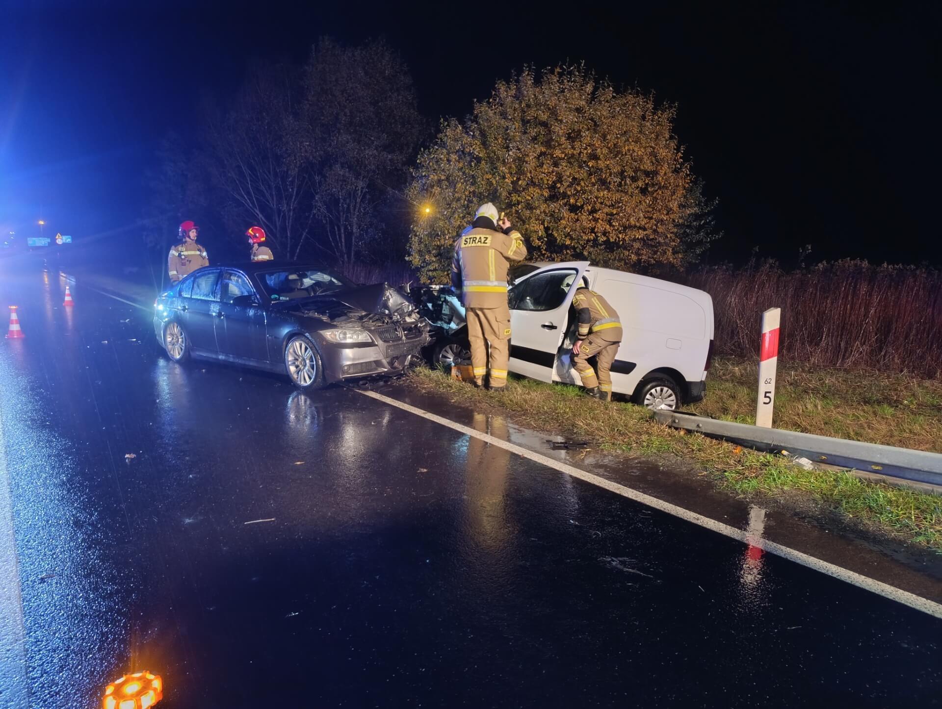 Zderzenie czołowe w Czekanowie